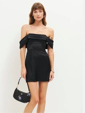 reformation hensley satin dress Reformation Hensley Silk Dress